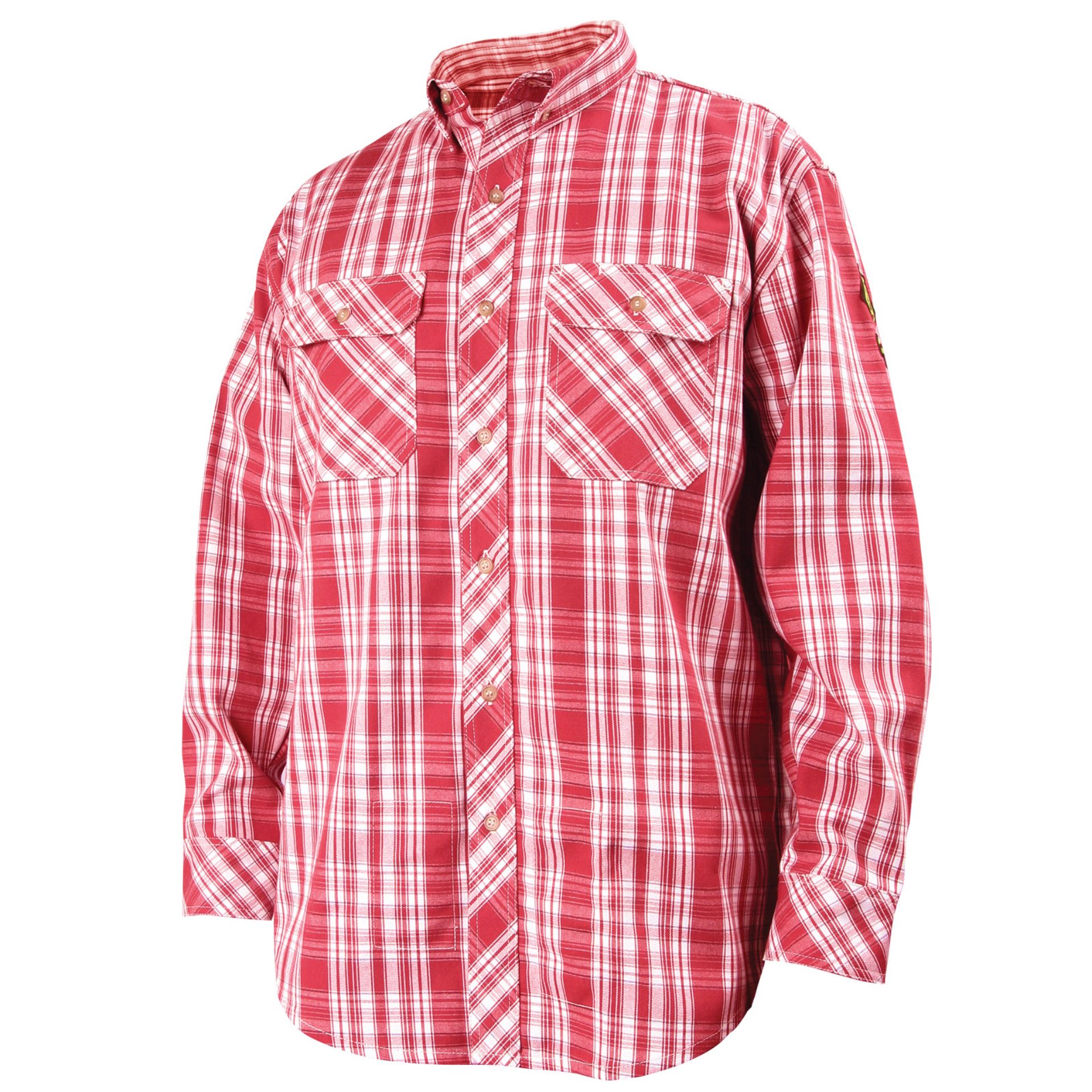 Picture of Black Stallion WF2110-PR WF2110-PR WORK SHIRT 7OZ PLAID