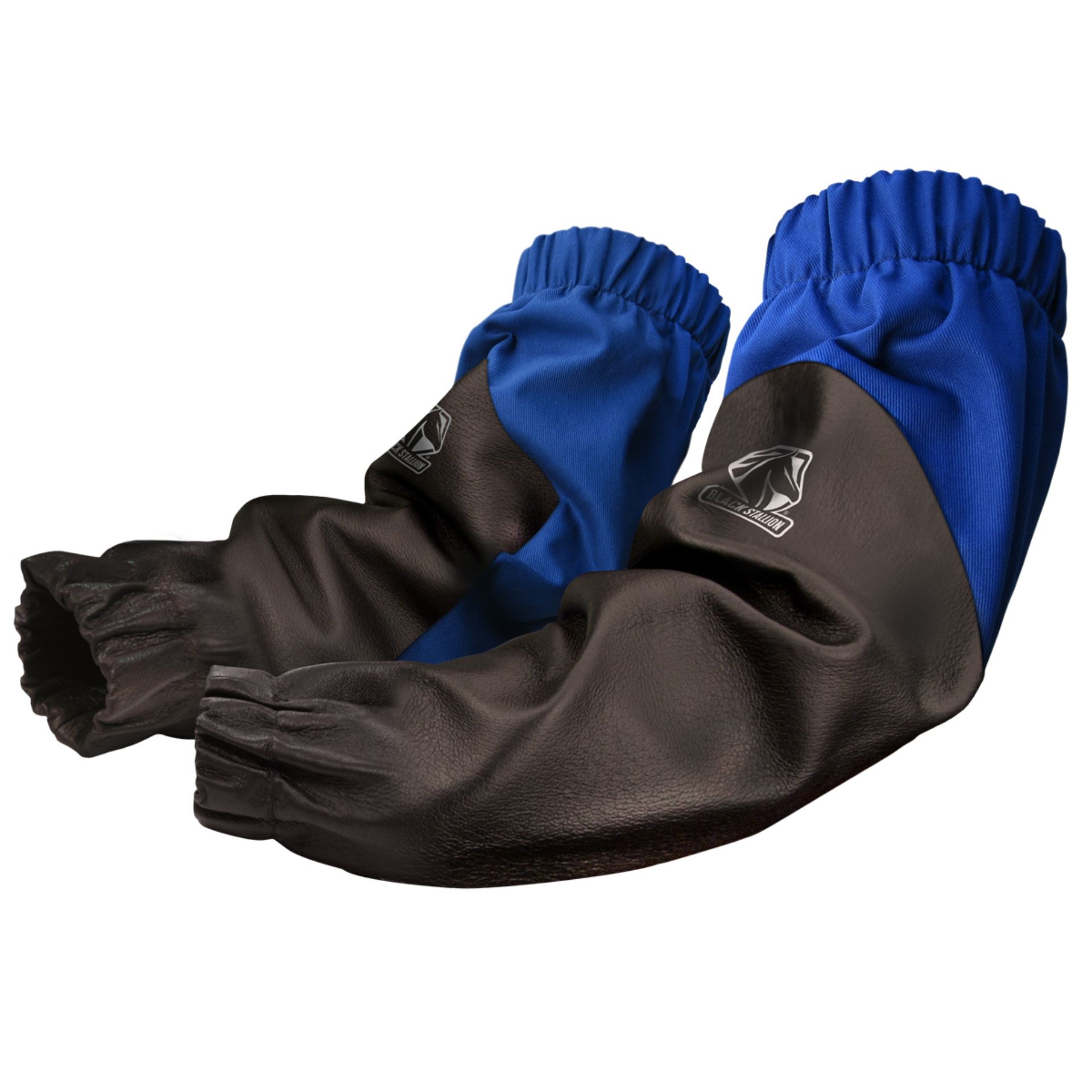 Picture of Black Stallion BX-19P BSX® ROYAL BLUE FR/BLACK REINFORCED GRAIN PIGSKIN SLEEVES