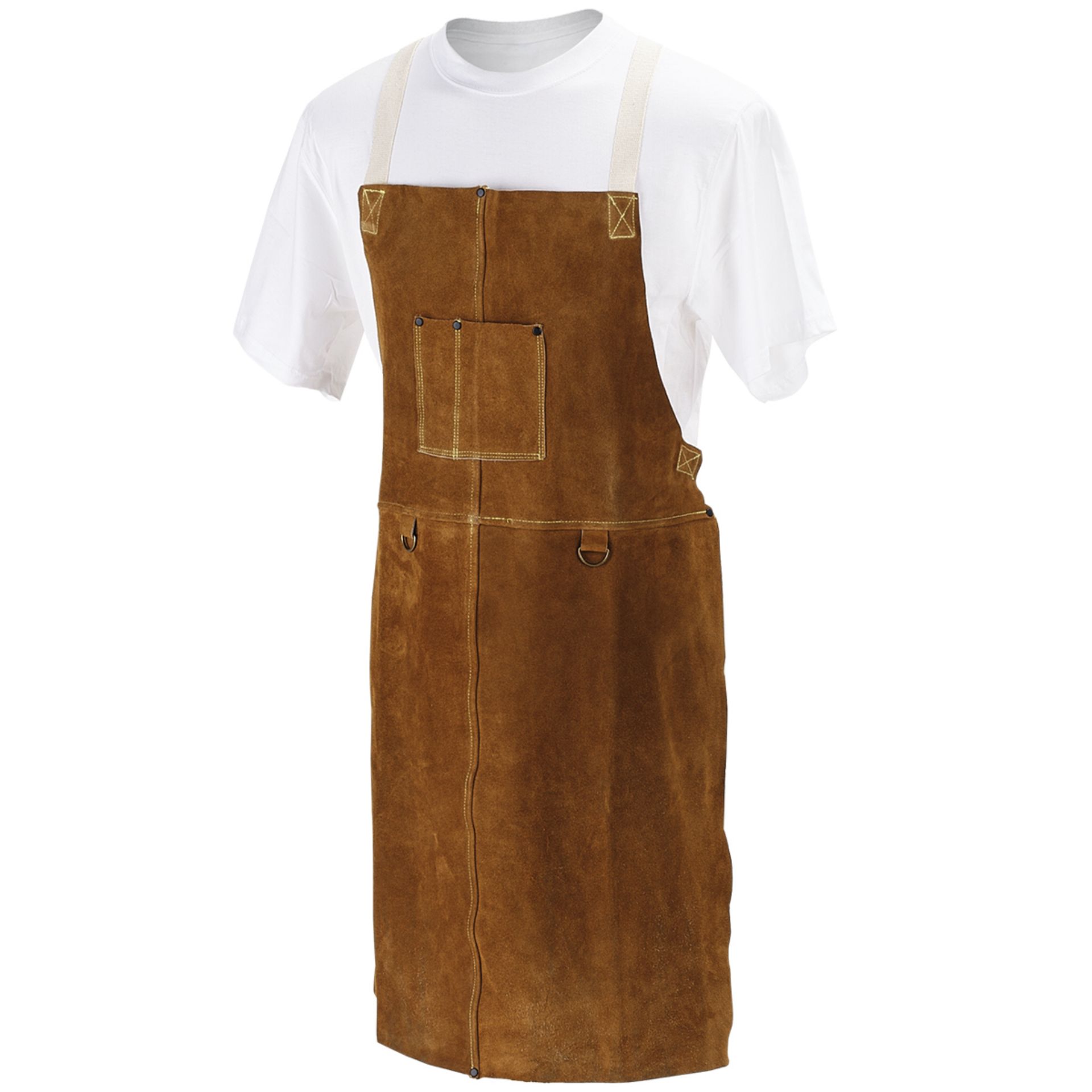 Picture of Black Stallion 36A SIDE SPLIT COWHIDE LEATHER 36 INCH WELDING BIB APRON