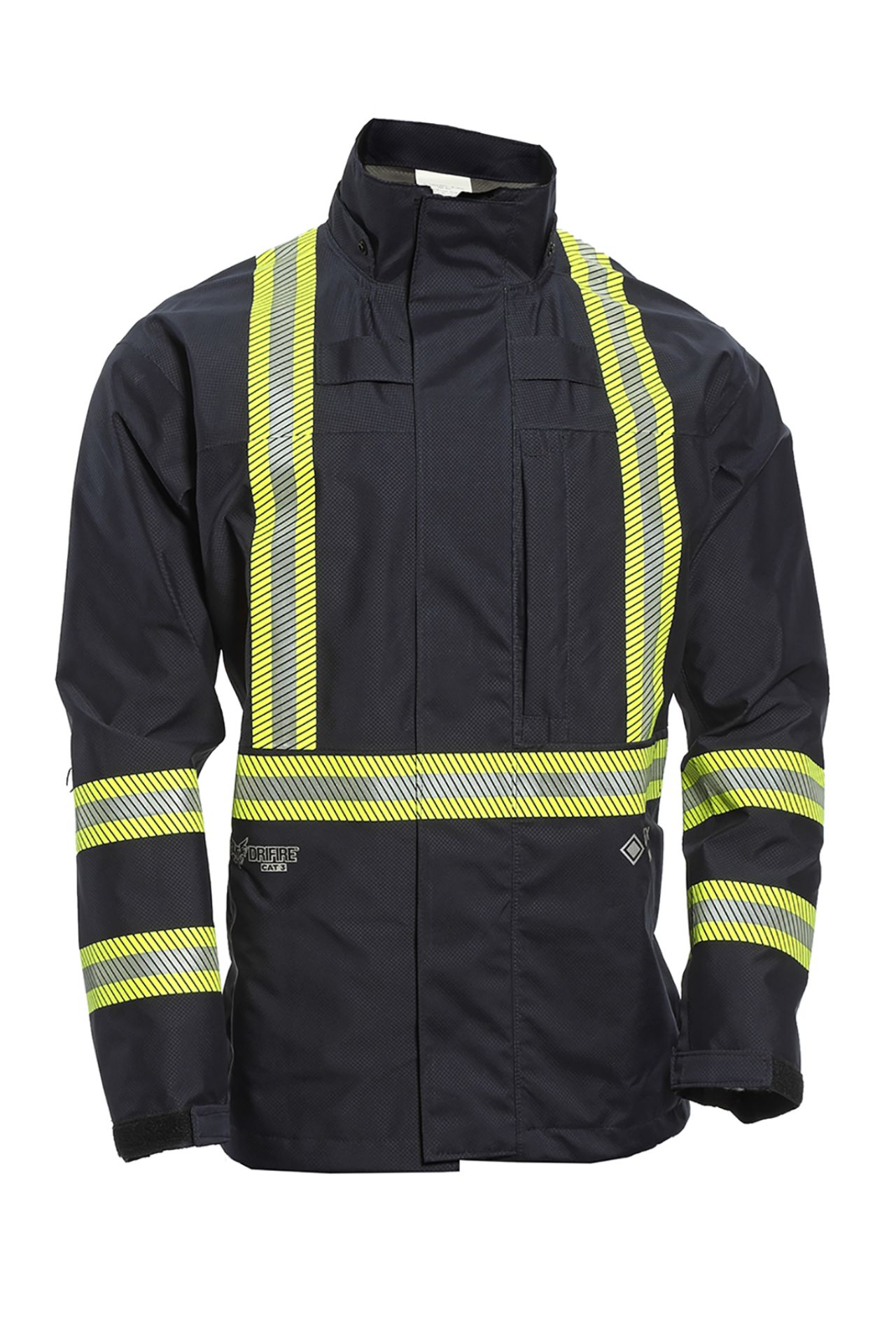 Picture of HYDROFLASHJ-N-_ _ DRIFIRE HYDROflash FR Foul Weather Jacket Enhanced Vis