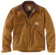 Picture of Carhartt 103828 Mens Relaxed Fit Duck Blanket-Lined Detroit Jacket