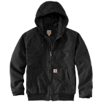 Picture of Carhartt 104050 Mens Loose Fit Washed Duck Insulated Active Jac