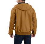 Picture of Carhartt 104050 Mens Loose Fit Washed Duck Insulated Active Jac