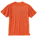 Picture of Carhartt 100493 Mens Force Relaxed Fit Lightweight Color Enhanced Short-Sleeve Pocket T-Shirt