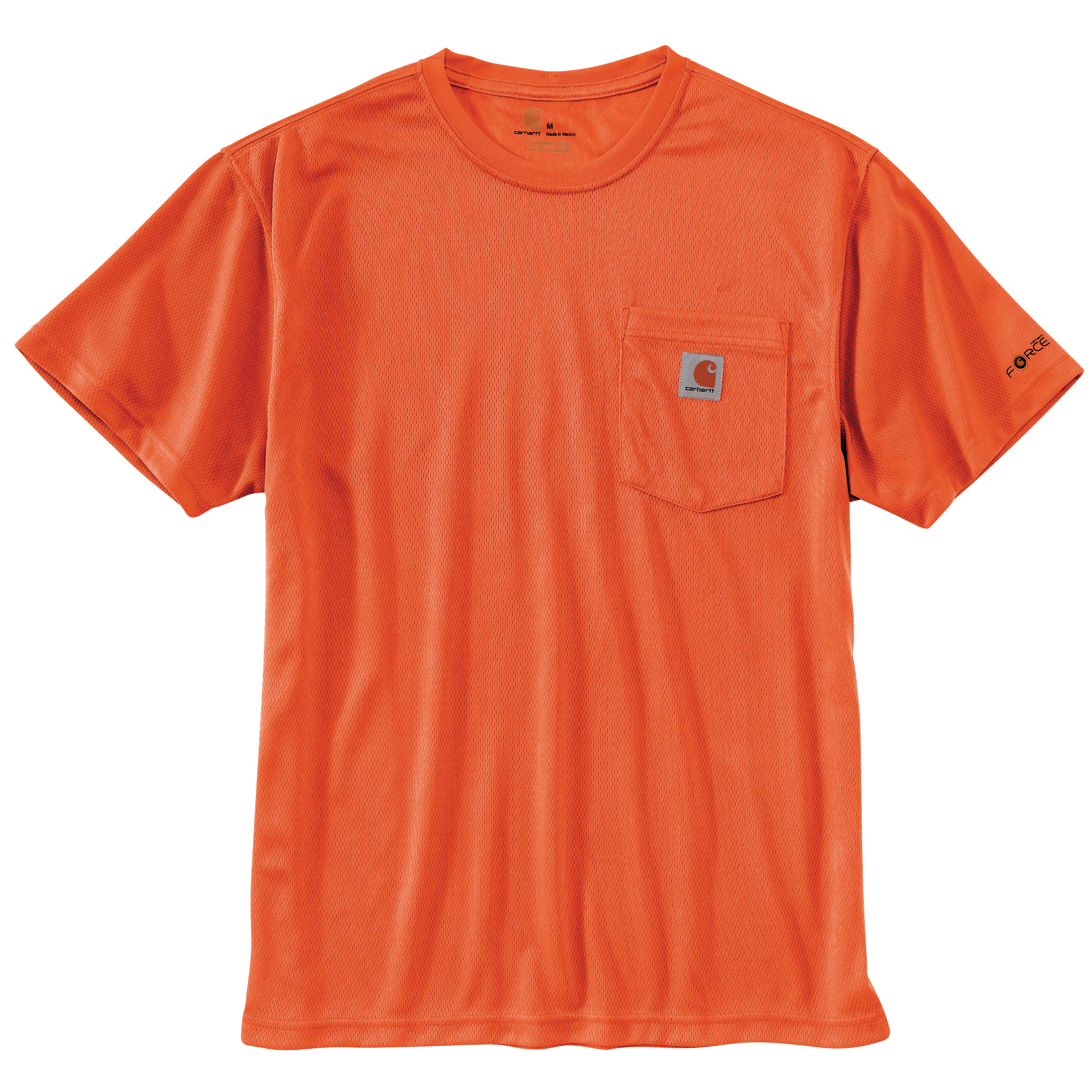 Picture of Carhartt 100493 Mens Force Relaxed Fit Lightweight Color Enhanced Short-Sleeve Pocket T-Shirt