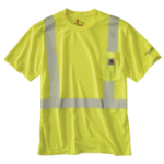 Picture of Carhartt 100495 Mens High-Visibility Force Relaxed Fit Lightweight Short-Sleeve Class 2 T-Shirt