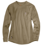 Picture of Carhartt 102685 Womens Flame Resistant Force Relaxed Fit Midweight Long-Sleeve Pocket T-Shirt
