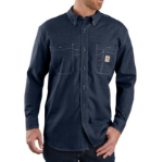 Picture of Carhartt 104138 Mens Flame Resistant Force Loose Fit Lightweight Long-Sleeve Shirt