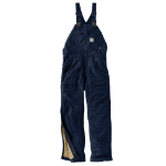 Picture of Carhartt 101626 Mens Flame Resistant Loose Fit Duck Insulated Bib Overall