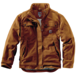 Picture of Carhartt 102182 Mens Flame Resistant Full Swing®  Relaxed Fit Quick Duck Insulated Coat