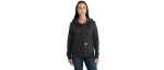 Picture of Carhartt 102788 Womens Relaxed Fit Midweight Full-Zip Sweatshirt