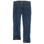 Picture of Carhartt 104942 Mens Relaxed Fit Flannel-Lined 5-Pocket Jean