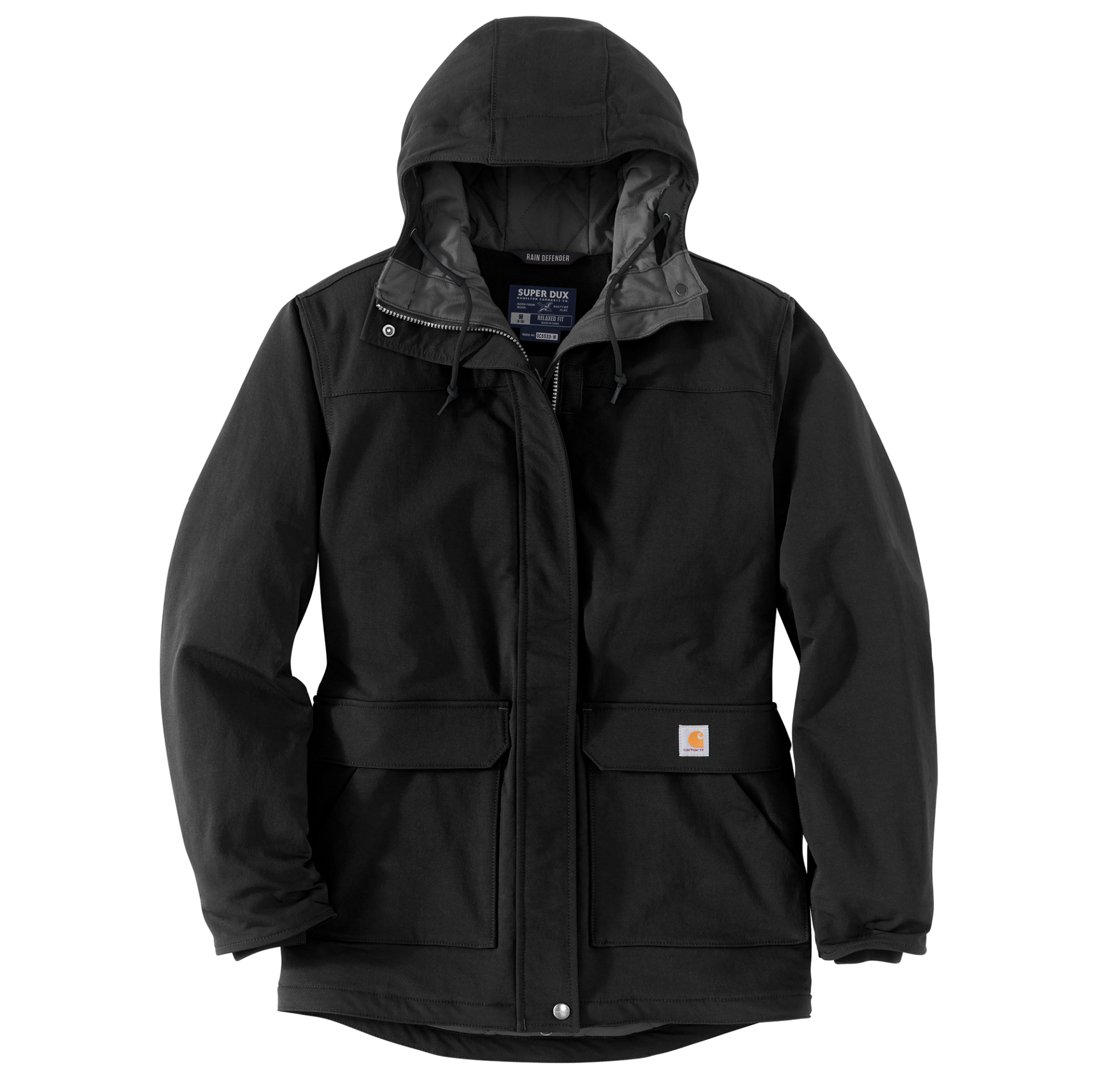Picture of Carhartt 105654 Womens Super Dux™ Relaxed Fit Insulated Traditional Coat