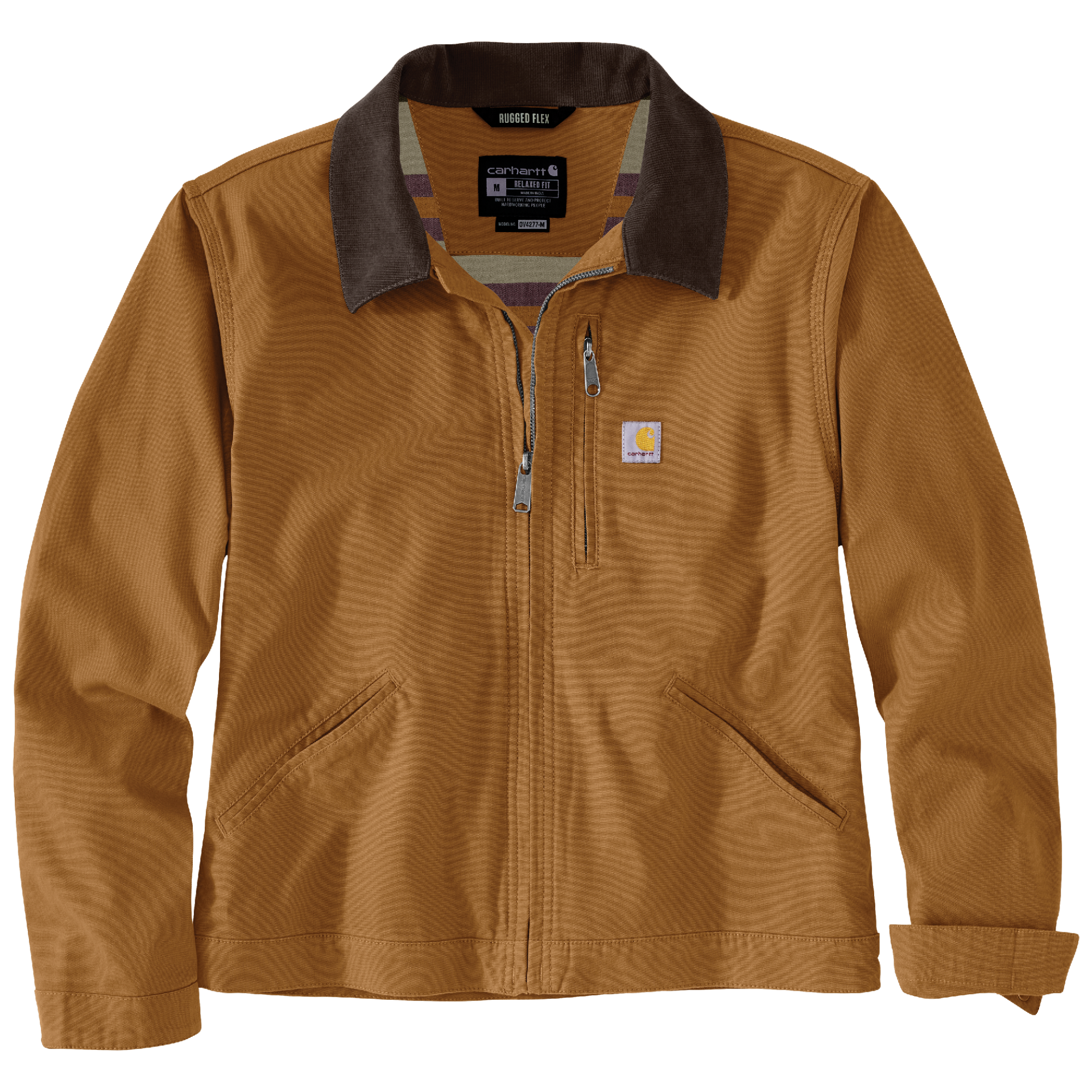 Picture of Carhartt 106208 Womens Rugged Flex®  Loose Fit Canvas  Detroit Jacket