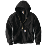 Picture of Carhartt 106673 Mens J140 Loose Fit Firm Duck Insulated Flannel-Lined Active Jac