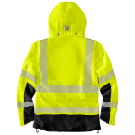 Picture of Carhartt 106694 Mens High-Visibility Waterproof Loose Fit Heavyweight Insulated Class 3 Jacket