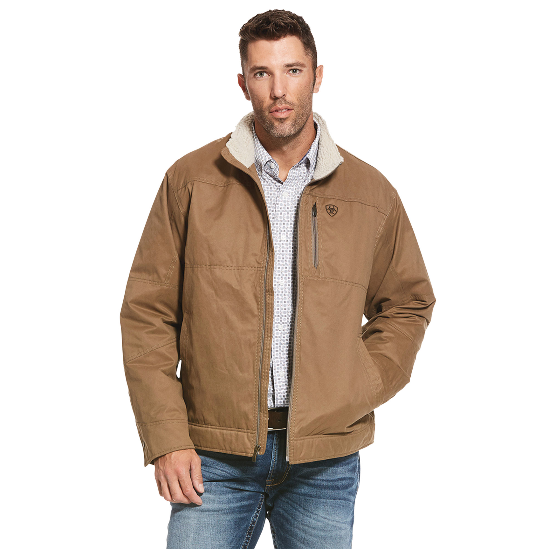 Picture of Ariat 10028399 GRIZZLY CANVAS INS JKT