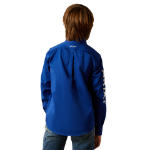 Picture of Ariat 10030164 TEAM LOGO TWILL  CLSSC LS SHRT
