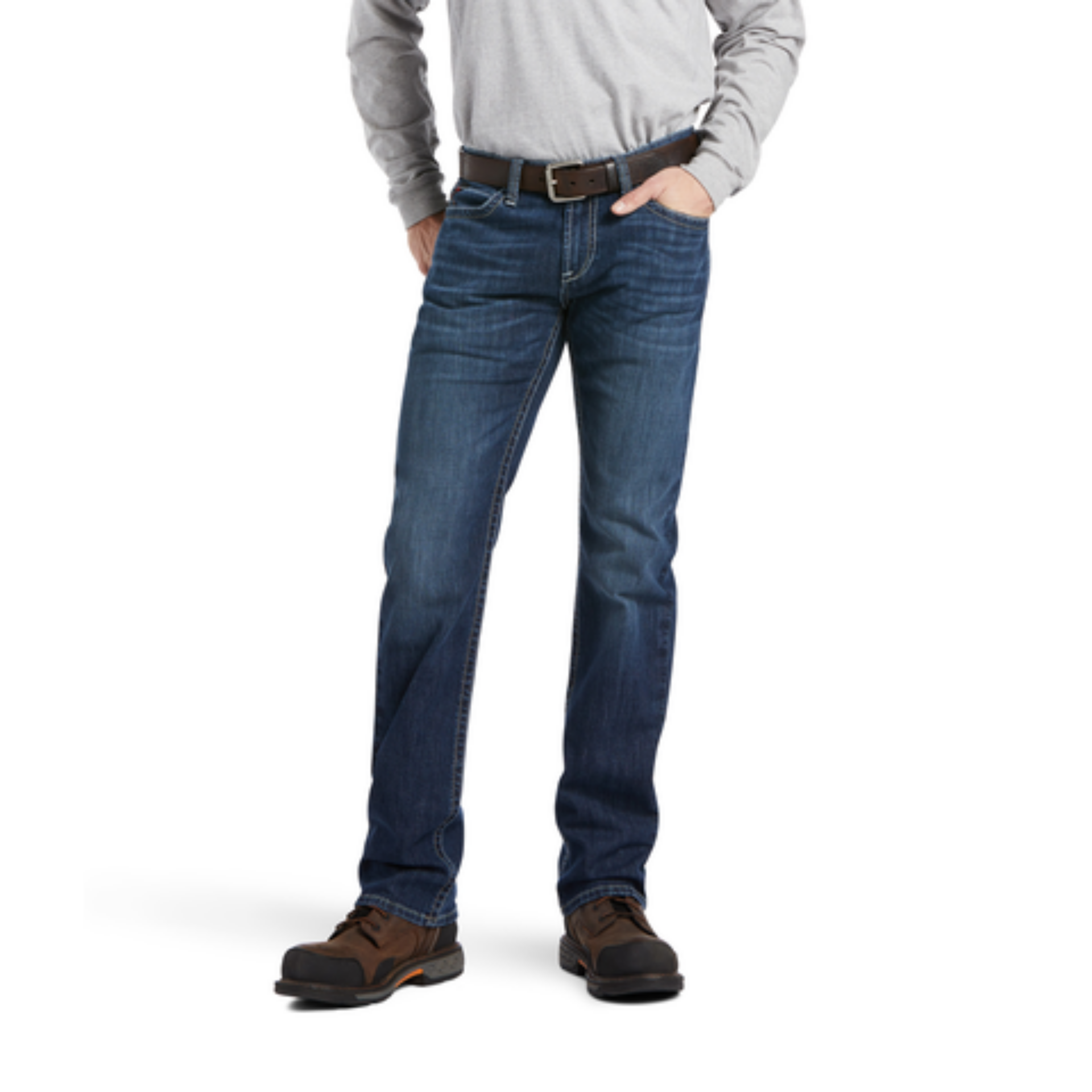 Picture of Ariat 10039282 FR M7 STR DURALIGHT SHOREWAY STKBL STRAIGHT JEAN