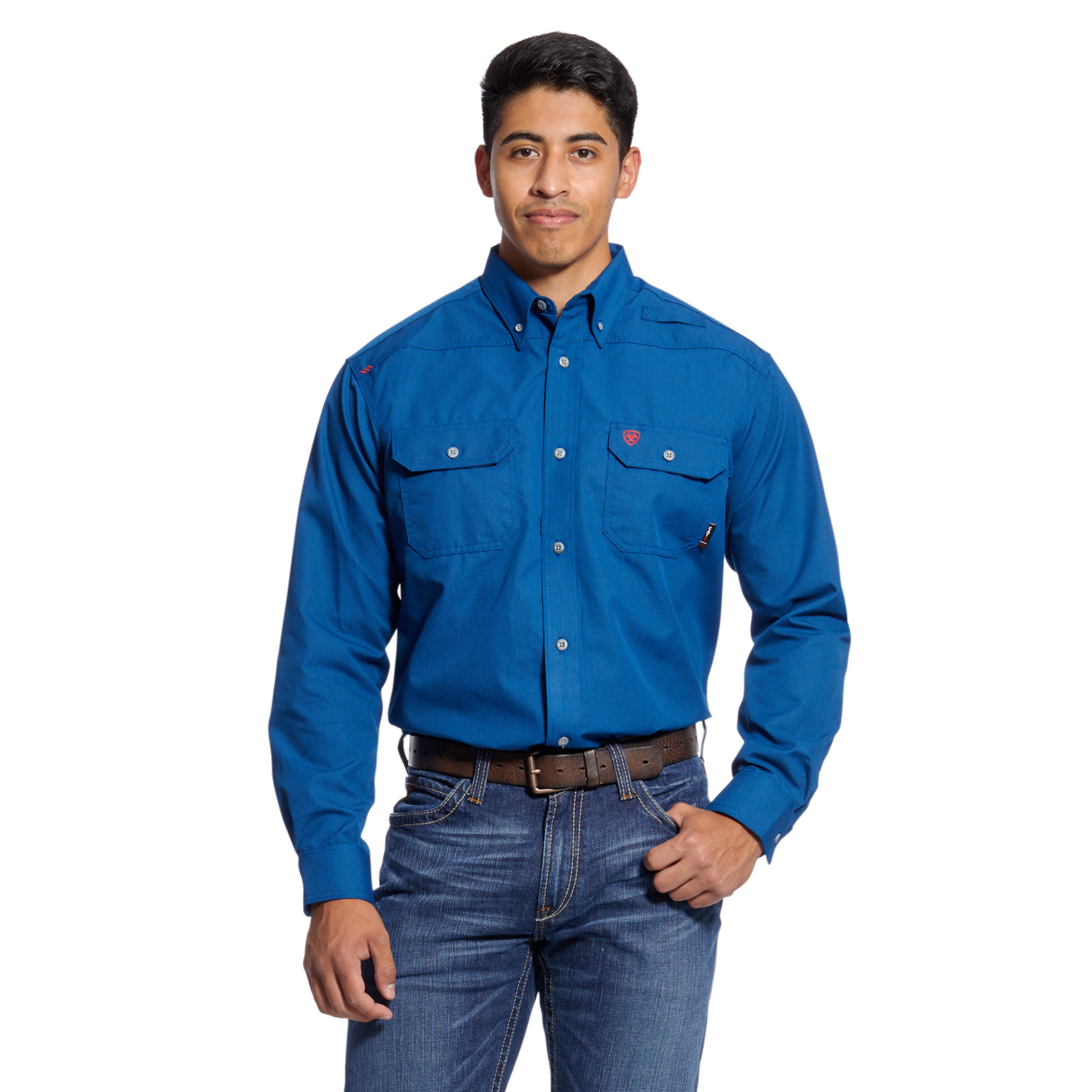 Picture of Ariat 10025428 FR FEATHERLIGHT LS WRK SHRT