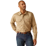 Picture of Ariat 10048445 FR SOLID SNAP LS WRK SHRT