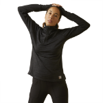 Picture of Ariat 10046518 REBAR GRIDWORK BASELAYER 1/4 ZIP LS T-SHRT