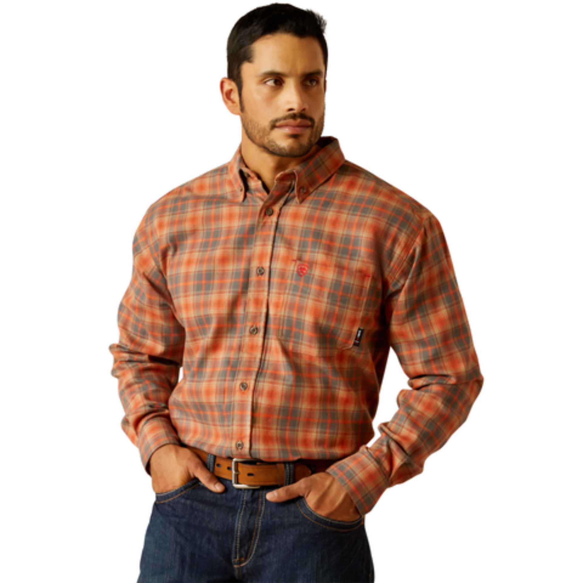 Picture of Ariat 10052497 FR OLYMPIC LS WRK SHRT