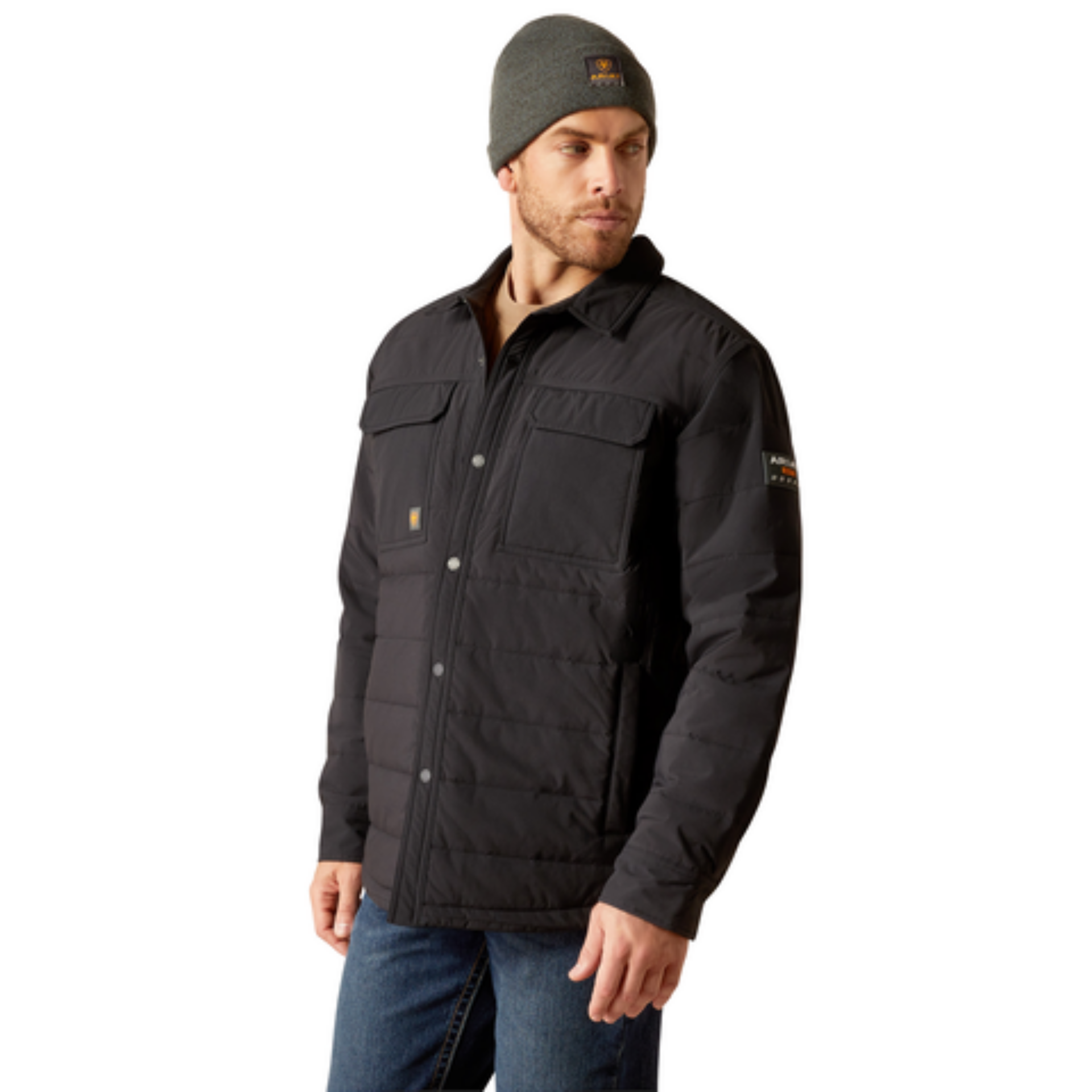 Picture of Ariat 10052120 REBAR CORDURA RIPSTOP INS SHRT JKT