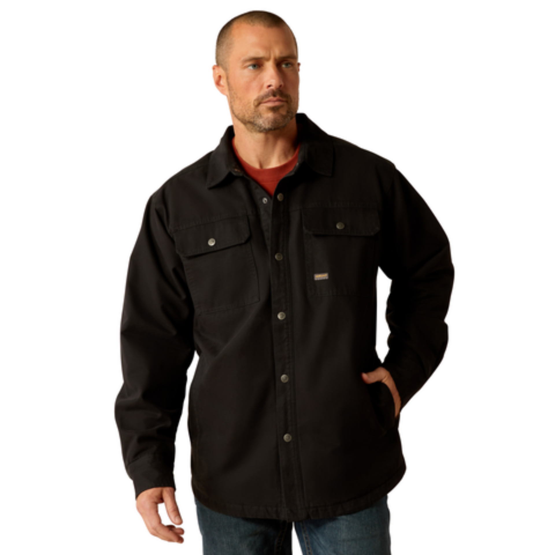 Picture of Ariat 10052122 REBAR CANVAS SHRT JKT