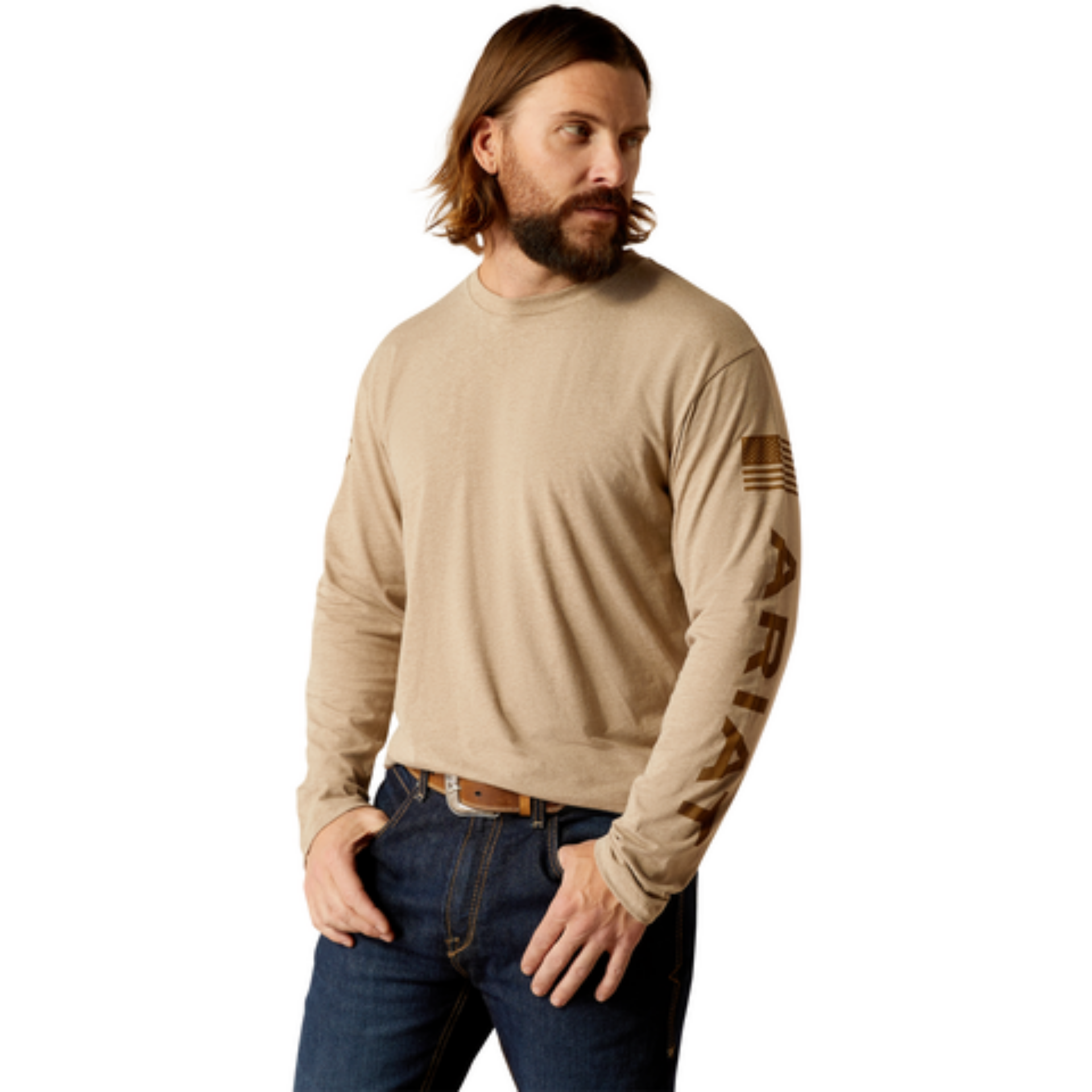 Picture of Ariat 10054191 ARIAT ELEVATED V2 LS TSHRT