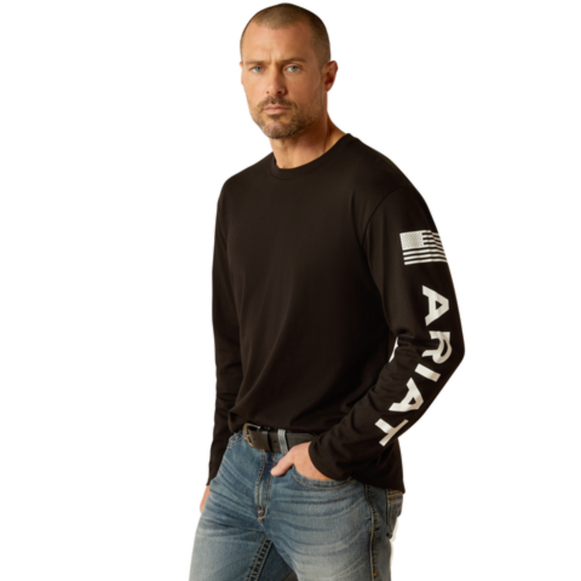 Picture of Ariat 10054193 ARIAT ELEVATED V2 LS TSHRT