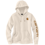 Picture of Carhartt 102791 Womens Relaxed Fit Midweight Logo Sleeve Graphic Sweatshirt