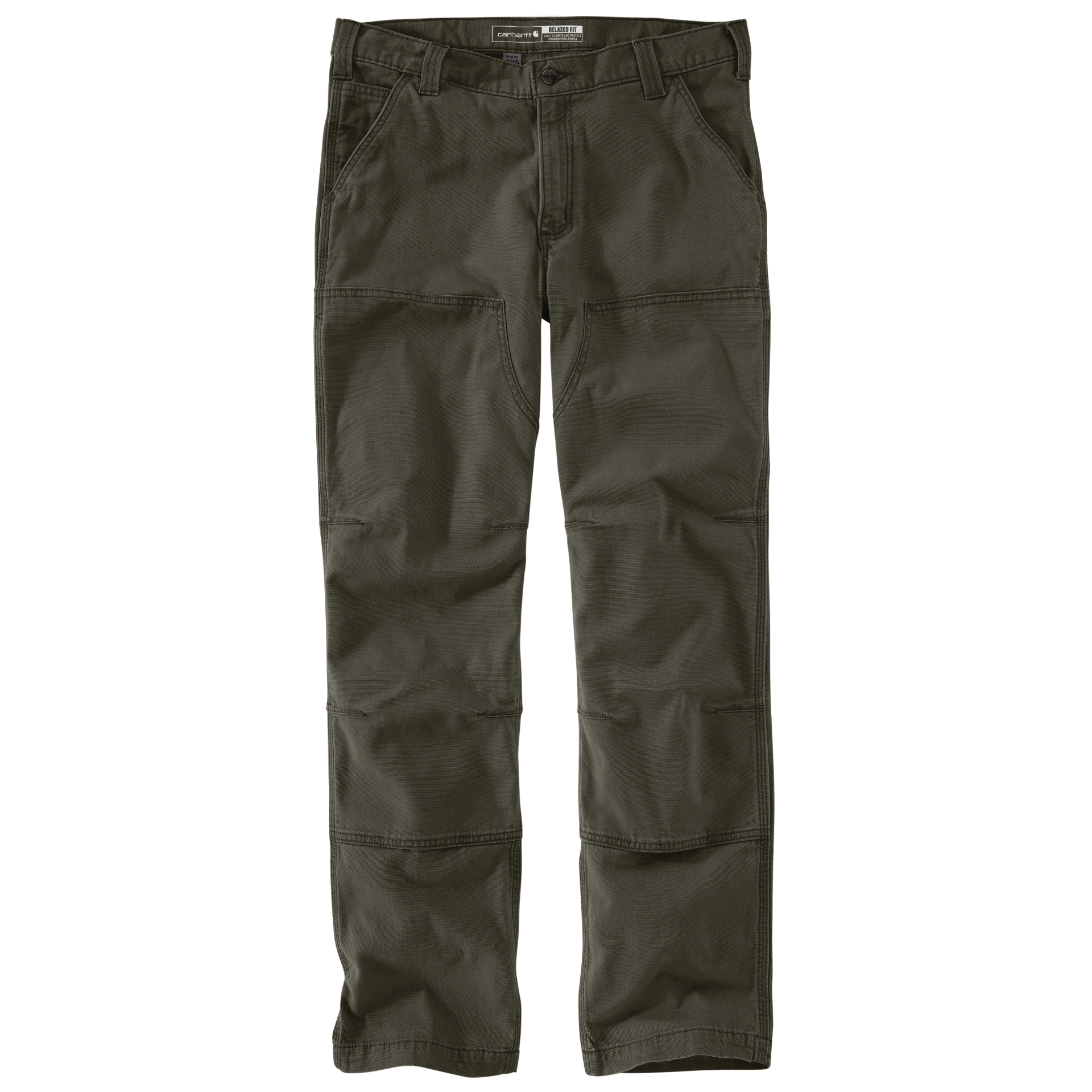 Picture of Carhartt 102802 Mens Rugged Flex® Relaxed Fit Canvas Double-Front Utility Work Pant