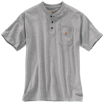 Picture of Carhartt K84 Mens Loose Fit Heavyweight Short-Sleeve Pocket Henley T-Shirt