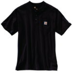 Picture of Carhartt K84 Mens Loose Fit Heavyweight Short-Sleeve Pocket Henley T-Shirt
