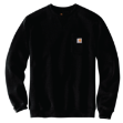 Picture of Carhartt 103852 Mens Loose Fit Midweight Crewneck Pocket Sweatshirt