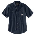 Picture of Carhartt 103555 Mens Rugged Flex® Relaxed Fit Midweight Canvas Short-Sleeve Shirt