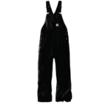 Picture of Carhartt 104031 Mens Loose Fit Washed Duck Insulated Bib Overall