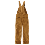 Picture of Carhartt 104031 Mens Loose Fit Washed Duck Insulated Bib Overall