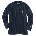 Picture of Carhartt 100235 Mens Flame Resistant Force Loose Fit Midweight Long-Sleeve Pocket T-Shirt