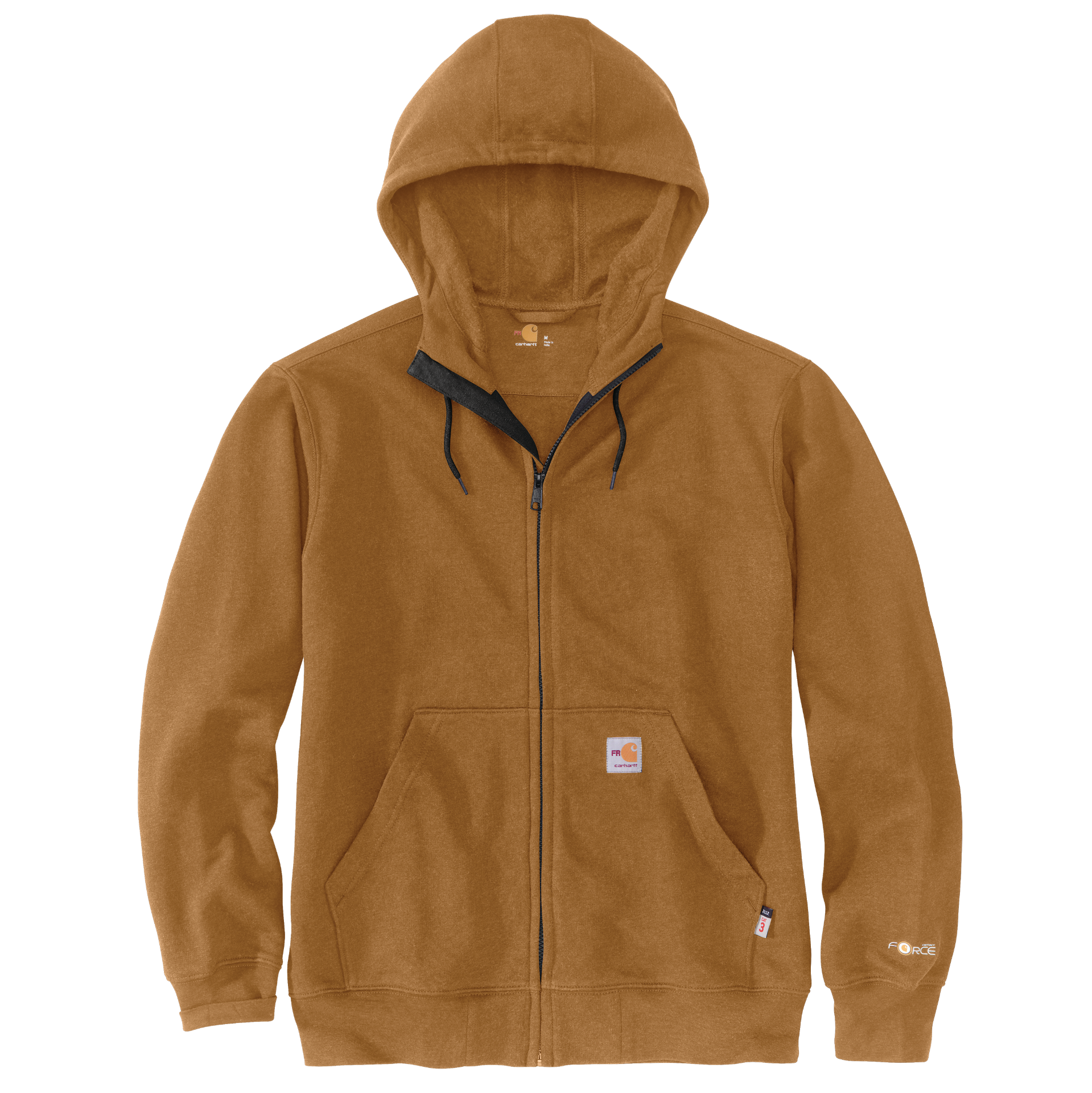Picture of Carhartt 104982 Mens Flame Resistant Force Loose Fit Midweight Full-Zip Sweatshirt