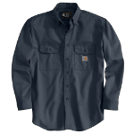 Picture of Carhartt FRS160 Mens Flame Resistant Loose Fit Midweight Twill Long-Sleeve Shirt