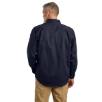 Picture of Carhartt FRS160 Mens Flame Resistant Loose Fit Midweight Twill Long-Sleeve Shirt