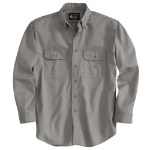 Picture of Carhartt FRS160 Mens Flame Resistant Loose Fit Midweight Twill Long-Sleeve Shirt