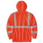 Picture of Carhartt 104987 Mens High-Visibility Rain Defender Loose Fit Midweight Class 3 Sweatshirt