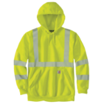 Picture of Carhartt 104987 Mens High-Visibility Rain Defender Loose Fit Midweight Class 3 Sweatshirt