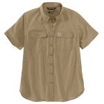 Picture of Carhartt 105537 Womens Force Relaxed Fit Lightweight Short Sleeve Shirt