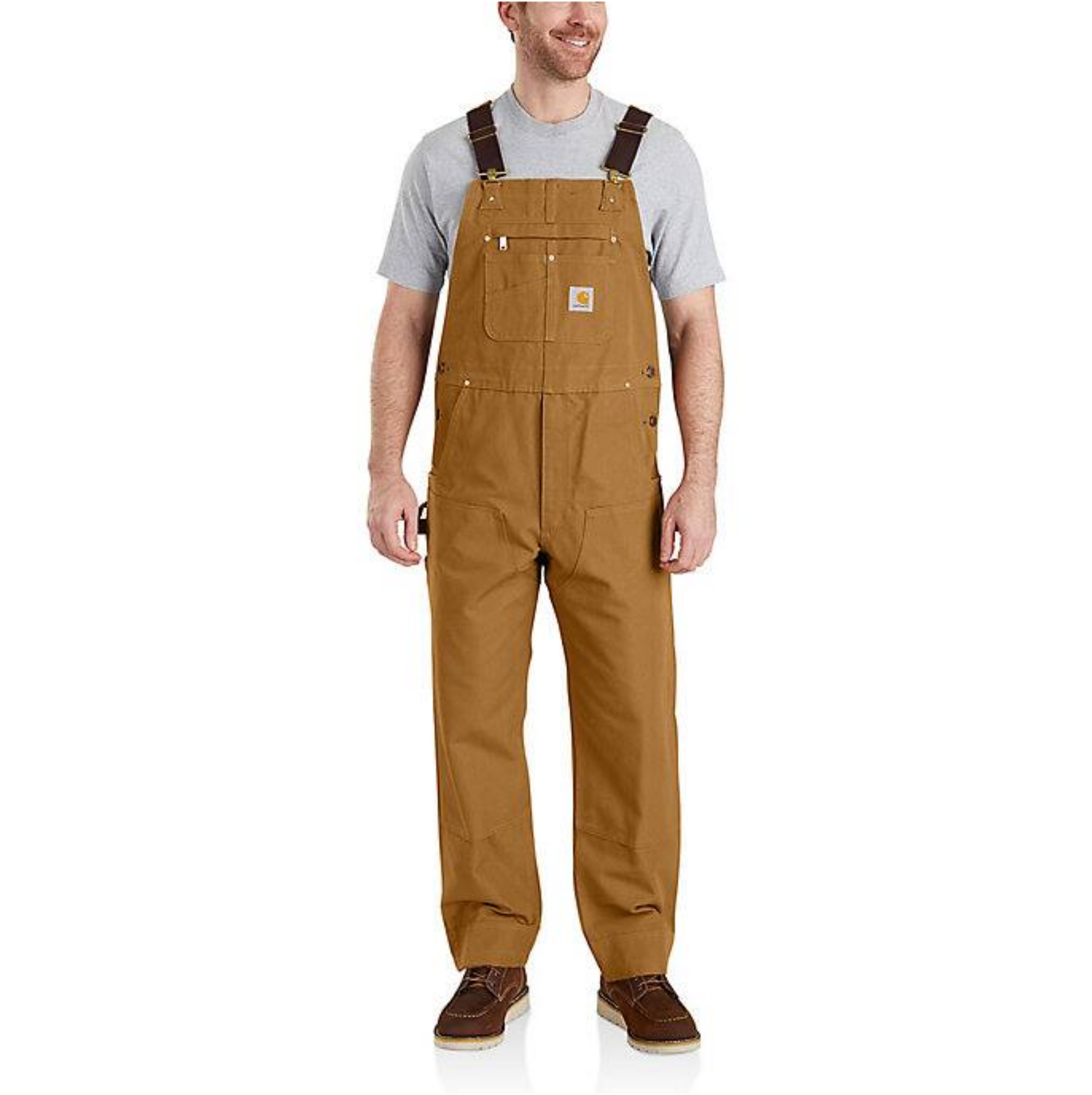 Picture of Carhartt R01 Mens Duck Bib Overalls