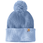 Picture of Carhartt 106003 Womens Knit Pom-Pom Cuffed Beanie