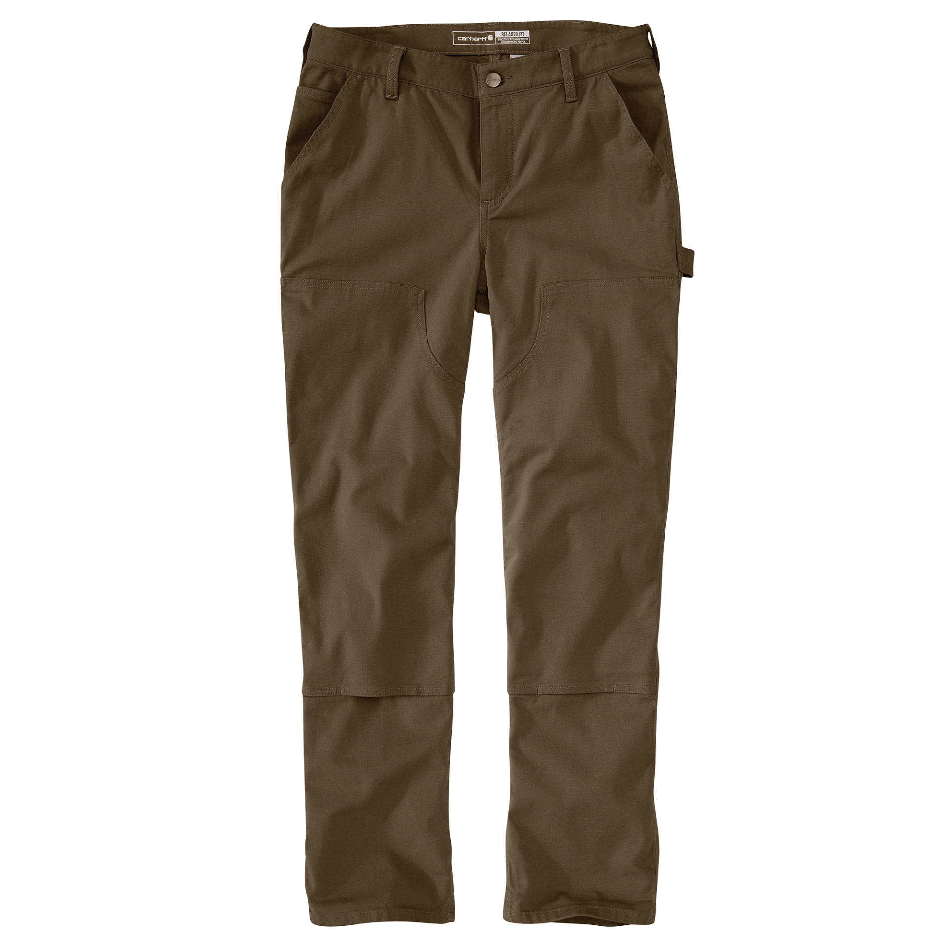 Picture of Carhartt 105999 Womens Rugged Flex® Relaxed Fit Canvas Double-Front Pant